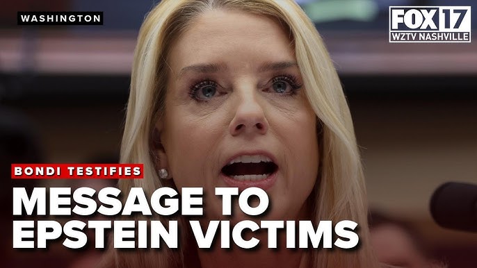 PAM BONDI testifies on EPSTEIN FILES release and her message to VICTIMS