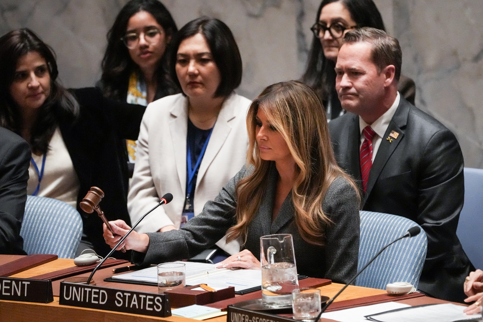 Đệ nhất phu nhân Mỹ Melania Trump chủ trì cuộc họp Hội đồng Bảo an